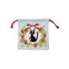 Sacs|Maison Ghibli Sacoche à cordon Jiji Fraises 20 x 19 cm - Kiki la petite sorcière