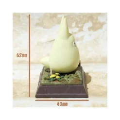 Statues|Maison Ghibli Statue Collection Stop Motion Totoro Blanc Course Pose 1 - Mon Voisin