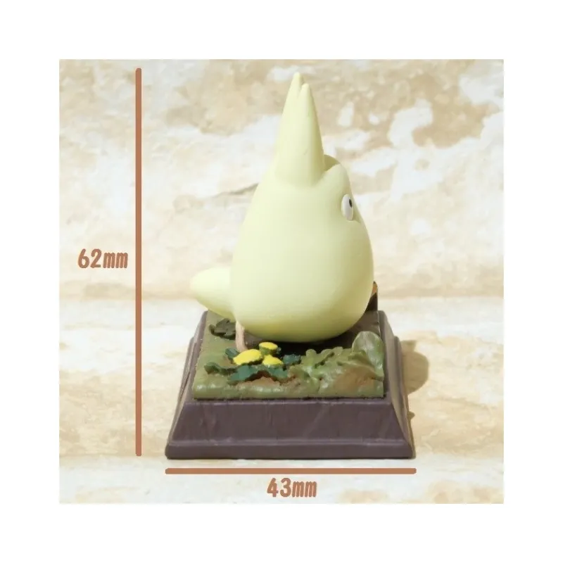 Statues|Maison Ghibli Statue Collection Stop Motion Totoro Blanc Course Pose 1 - Mon Voisin