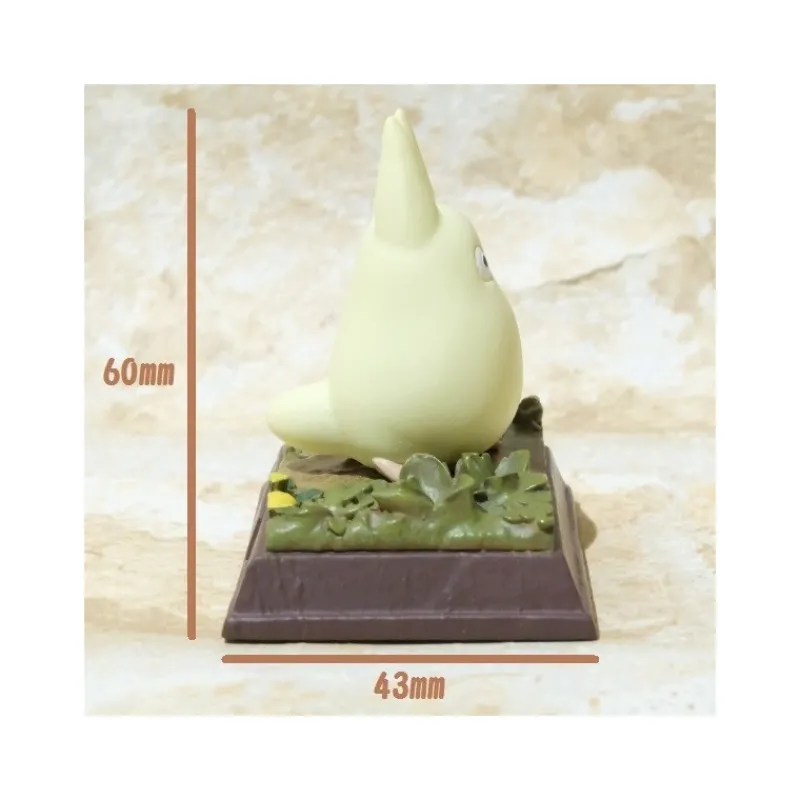 Statues|Maison Ghibli Statue Collection Stop Motion Totoro Blanc Course Pose 2 - Mon Voisin