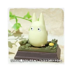 Statues|Maison Ghibli Statue Collection Stop Motion Totoro Blanc Course Pose 4 - Mon Voisin
