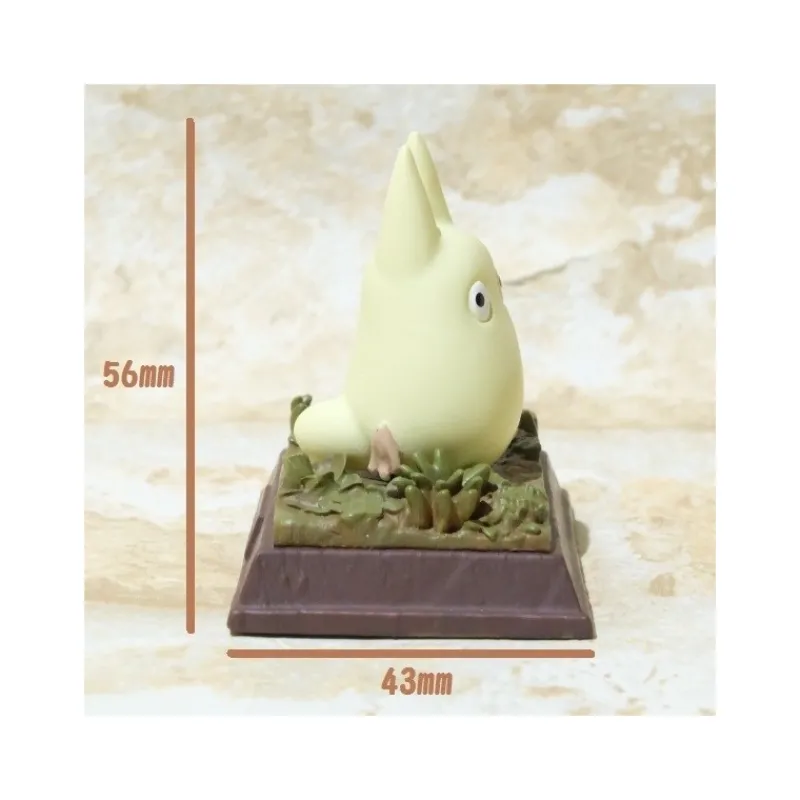 Statues|Maison Ghibli Statue Collection Stop Motion Totoro Blanc Course Pose 4 - Mon Voisin