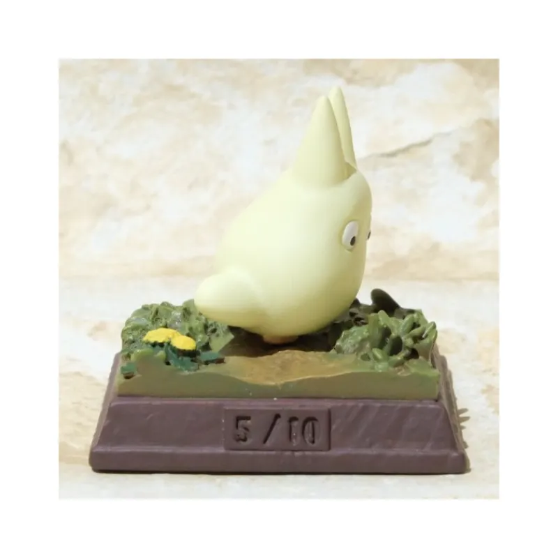 Statues|Maison Ghibli Statue Collection Stop Motion Totoro Blanc Course Pose 5 - Mon Voisin