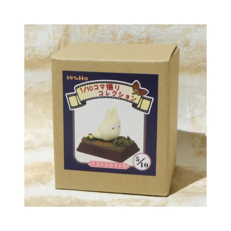 Statues|Maison Ghibli Statue Collection Stop Motion Totoro Blanc Course Pose 5 - Mon Voisin