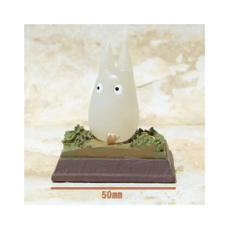 Statues|Maison Ghibli Statue Collection Stop Motion Totoro Blanc Course Pose 7 - Mon Voisin