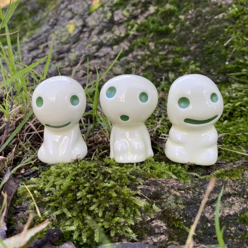 Statues|Maison Ghibli Statuette Kodama A & 1 Blind Pierre de Pouvoir - Princess Mononoké