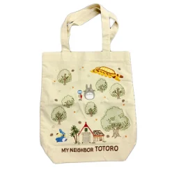 Sacs|Maison Ghibli Tote bag avec patch Forêt de Totoro  - Mon Voisin Totoro