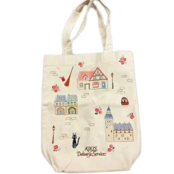 Sacs|Maison Ghibli Tote bag avec patch Ville de Kiki  - Kiki la petite sorcière