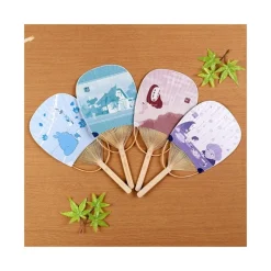 Accessoires|Maison Ghibli Éventail Bambou Chihiro & No Face dans le train - Le Voyage de Chihir